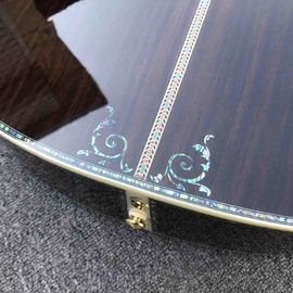 41 inch D style Solid wood acoustic guitar,Abalone binding and inlays ,Ebony fingerboard in sunburst supplier