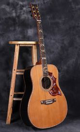 D style solid cedar wood acoustic guitar 41 inch rosewood and maple Flame back Guitar supplier