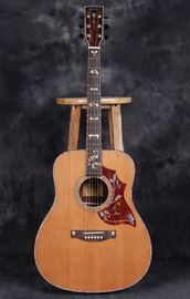 D style solid cedar wood acoustic guitar 41 inch rosewood and maple Flame back Guitar supplier