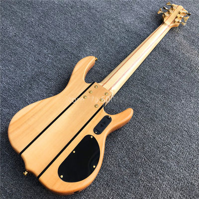 Ken Smith 6 strings Electric Bass Guitar,Burst maple top Active pickups Guitar Bass Golden hardware supplier