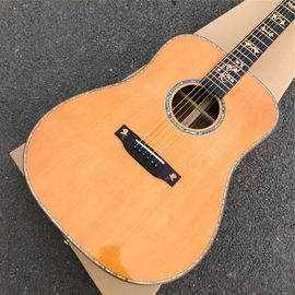 2019 New Custom Electric Acoustic Guitar Solid cedar top D style Acoustic Guitar supplier