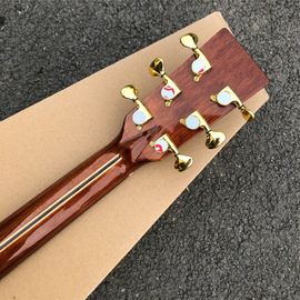 2019 New Custom Electric Acoustic Guitar Solid cedar top D style Acoustic Guitar supplier