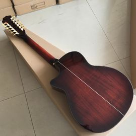 Custom KOA wood Guitar OEM 12 strings k24ce koa classic acoustic guitar supplier