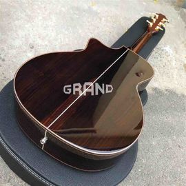 Real abalone sunburst 916 classic acoustic guitar,Solid Spruce top,Ebony fingerboard supplier