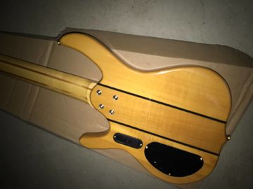 5 Strings Ken bass Smith bass Golden Hardware with Active pickup Burl Top &amp; Back electric guitar Bass supplier