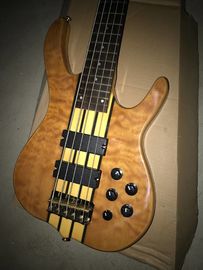 5 Strings Ken bass Smith bass Golden Hardware with Active pickup Burl Top &amp; Back electric guitar Bass supplier