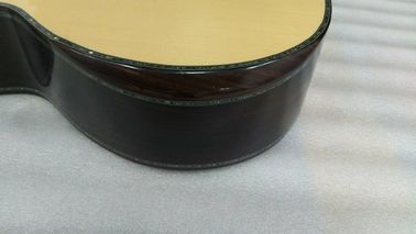 Handmade all solid Auditorium folk Guitars Orchestra cut-away AAAA all solid single cut armrest acoustic electric supplier