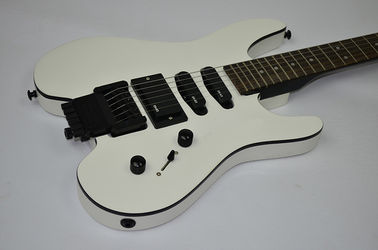 2019 High quality custom 6 String Picea Built-in Tuner LP DIY White Electric Guitar supplier