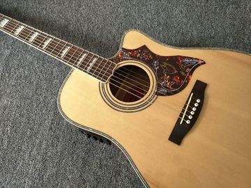 Factory customization Solid Spruce Top Mt D45c Cutaway Electric Acoustic Guitar supplier