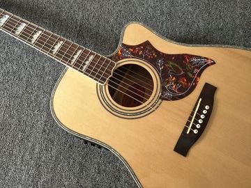 Factory customization Solid Spruce Top Mt D45c Cutaway Electric Acoustic Guitar supplier