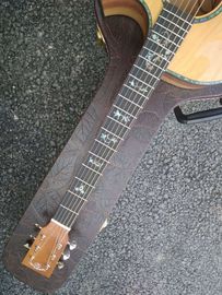 Factory AAAA 14 frets Auditorium folk Guitars Orchestra all solid imported apple wood acoustic electric guitar supplier