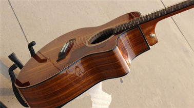 Top Quality koa wood cutaway acoustic electric guitar K24 model best guitars supplier