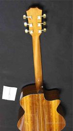 Top Quality left handed koa wood cutaway acoustic electric guitar G24 model best guitars supplier