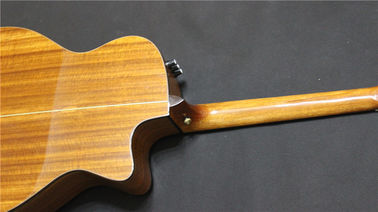 Top Quality left handed koa wood cutaway acoustic electric guitar G24 model best guitars supplier