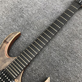 Maple top Mayones 6 Strings Electric Guitar,New Ebony Fretboard Neck through body Custom WO logo Mayone Guitar supplier