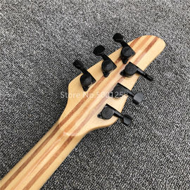 Light blue Quilted Flame Maple Mayones Electric Guitar,2019 New S logo Neck through body 6 Strings Guitar supplier