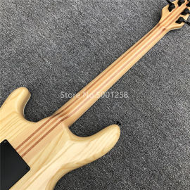 Light blue Quilted Flame Maple Mayones Electric Guitar,2019 New S logo Neck through body 6 Strings Guitar supplier