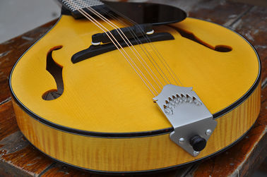 Factory custom Handmade custom advanced 8 strings mandolin electric guitar with ebony fretboard supplier