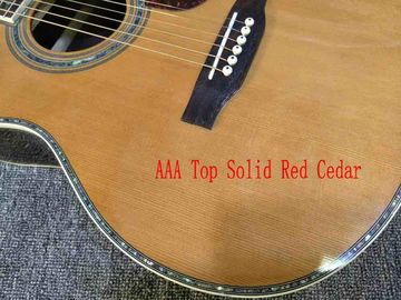 39 inches ooo45s Acoustic Guitar Top AAA Solid Red Cedar Abalone Binding Body With Fishman Pickups Rosewood fingerboard supplier