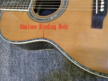 39 inches ooo45s Acoustic Guitar Top AAA Solid Red Cedar Abalone Binding Body With Fishman Pickups Rosewood fingerboard supplier