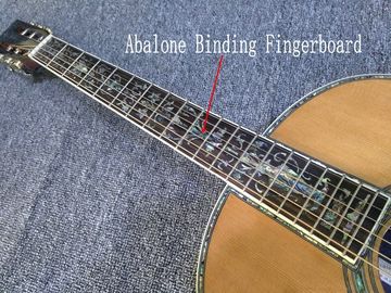 39 inches ooo45s Acoustic Guitar Top AAA Solid Red Cedar Abalone Binding Body With Fishman Pickups Rosewood fingerboard supplier