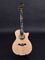 Customized solid spruce top rosewood back and side cutaway acoustic guitar with FSM 301 EQ supplier