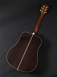 OEM custom guitar 41 inch solid spruce top D45f style handmade Acoustic Guitar with pickup 301 fishman supplier