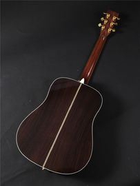 OEM custom guitar 41 inch solid spruce top D45f style handmade Acoustic Guitar with pickup 301 fishman supplier