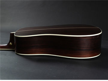 OEM custom guitar 41 inch solid spruce top D45f style handmade Acoustic Guitar with pickup 301 fishman supplier