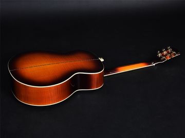 Customized 43 Inch size solid wood acoustic guitar flamed maple back side rosewood fingerboard supplier