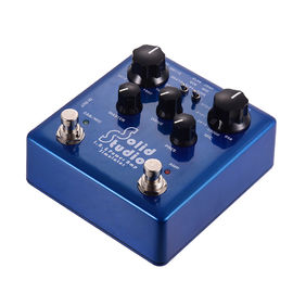 Solid Studio IR Power Amp Simulator Guitar Multi Effect Pedal Dual Footswitch Builtin 8 Cabinet 8 Microphone True Bypass supplier