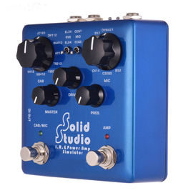 Solid Studio IR Power Amp Simulator Guitar Multi Effect Pedal Dual Footswitch Builtin 8 Cabinet 8 Microphone True Bypass supplier