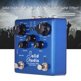 Solid Studio IR Power Amp Simulator Guitar Multi Effect Pedal Dual Footswitch Builtin 8 Cabinet 8 Microphone True Bypass supplier