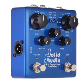 Solid Studio IR Power Amp Simulator Guitar Multi Effect Pedal Dual Footswitch Builtin 8 Cabinet 8 Microphone True Bypass supplier