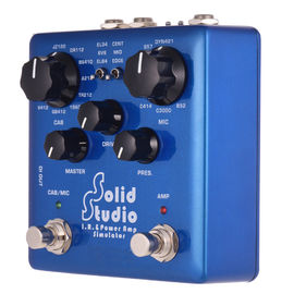 Solid Studio IR Power Amp Simulator Guitar Multi Effect Pedal Dual Footswitch Builtin 8 Cabinet 8 Microphone True Bypass supplier