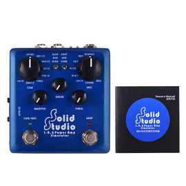 Solid Studio IR Power Amp Simulator Guitar Multi Effect Pedal Dual Footswitch Builtin 8 Cabinet 8 Microphone True Bypass supplier