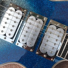 New high quality big silver powder silver hardware 3 pickup trucks and 6 strings electric guitar supplier