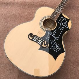 2018 New flamed maple custom G200 acoustic guitar Elvis Presley fretboard inlays supplier