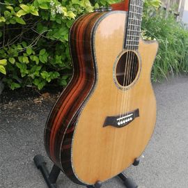 2019 solid cedar top ps14s acoustic guitar,Real abalone inlays Ebony fingerboard,Cocobolo Back and sides acoustic Guitar supplier