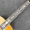 Real Abalone Inlays Ebony Fingerboard 41&quot; Koa Wood Classic Acoustic Guitar supplier