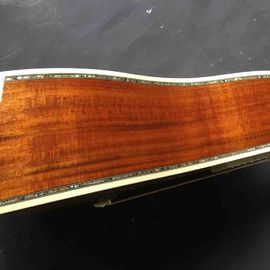 Real Abalone Inlays Ebony Fingerboard 41&quot; Koa Wood Classic Acoustic Guitar supplier