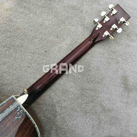 All Solid Koa Wood 45 D 41 Real Abalone Acoustic Electric Guitar with Ebony Fingerboard supplier