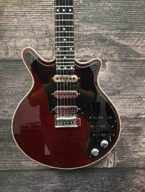 Guild Brian May Red Guitar Black Pickguard 3 pickups wilkinson Tremolo Bridge 24 Frets custom Factory outlet supplier