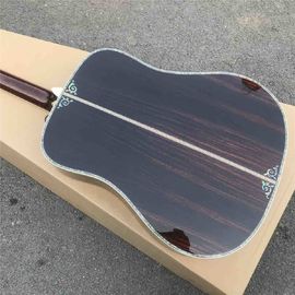 Custom Sunbrust Solid spruce top Tree Abalone inlays 41 inch 45D style acoustic guitar free shipping supplier