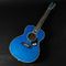 Abalone Blue Solid spruce top 40 inch OM style acoustic guitar Burst maple back supplier