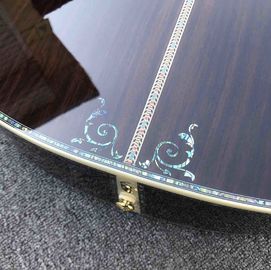 Real Abalone inlays Sunburst Solid spruce top 41 inch D style Acoustic Guitar with ebony fingerboard supplier