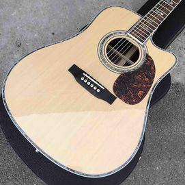 Classical Acoustic Guitar Grand Cutaway 41&quot; Solid Spruce Top Rosewood back&amp;side 301 EQ Abalone Binding supplier