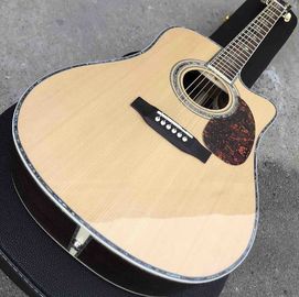 Classical Acoustic Guitar Grand Cutaway 41&quot; Solid Spruce Top Rosewood back&amp;side 301 EQ Abalone Binding supplier