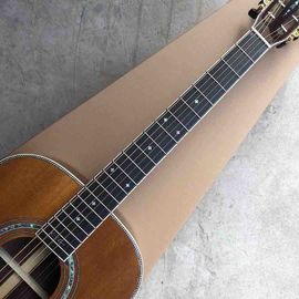 OM42s acoustic guitar OM-42 acoustic electric guitar round OM body classic acoustic guitar solid spruce cedar top guitar supplier