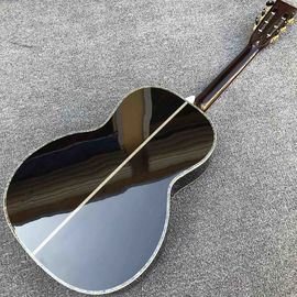 000 style Abalone inlays Ebony fingerboard classic ooo 39&quot; Acoustic Guitar solid spruce top Free shippin supplier